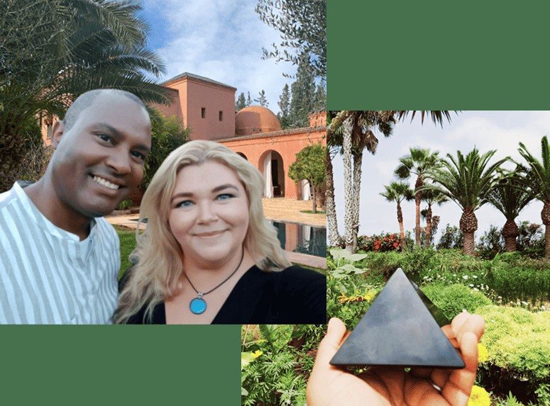 Fix The World Project founders Hope and Tivon in Morocco