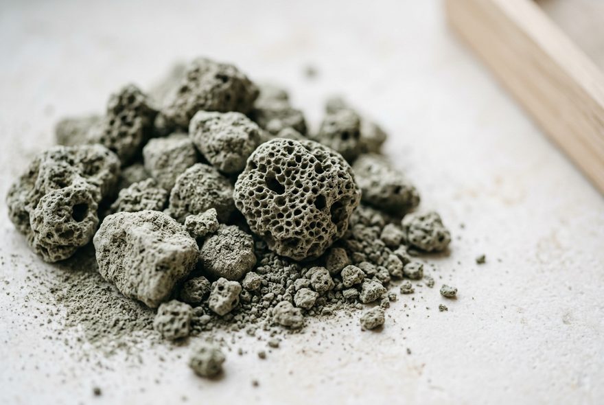 Natural clinoptilolite zeolite stones