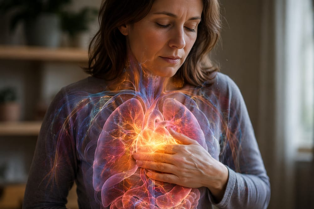 Body under toxic load visualization